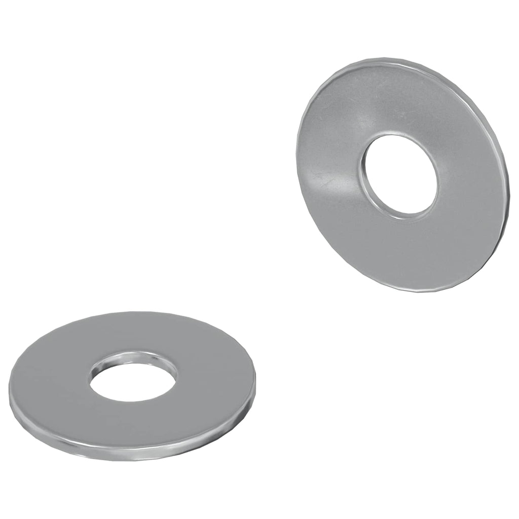 vidaXL Podkładki 2 pcs Srebrny 18 x 18 x 1,2 mm Żelazo