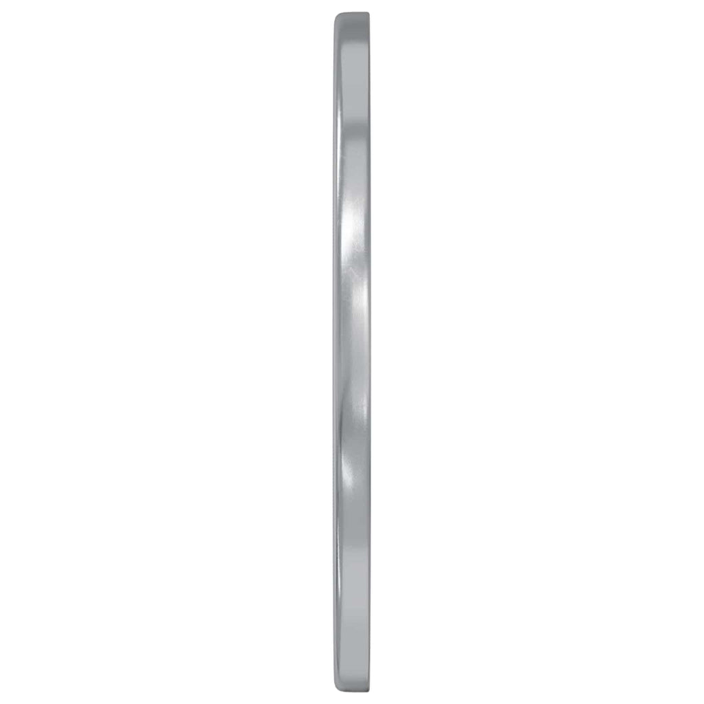 vidaXL Podkładki 2 pcs Srebrny 18 x 18 x 1,2 mm Żelazo