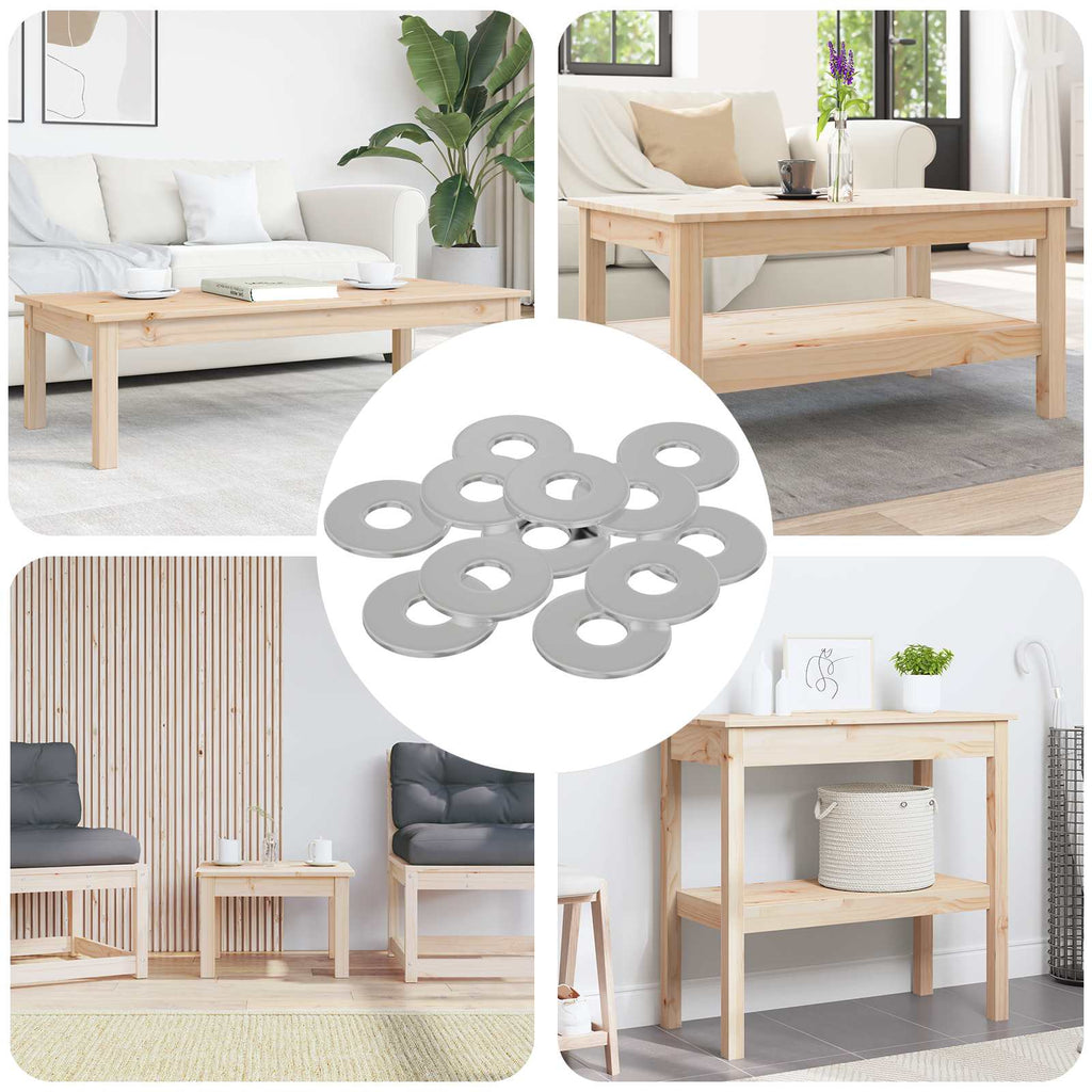 vidaXL Podkładki 33962 pcs Srebrny Żelazo