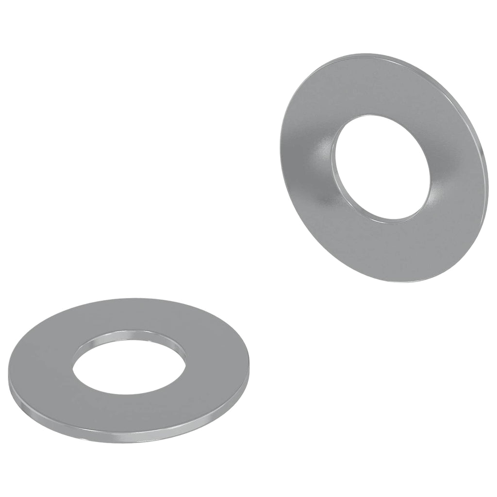 vidaXL Podkładki 2 pcs Srebrny 16 x 16 x 1,5 cm Żelazo