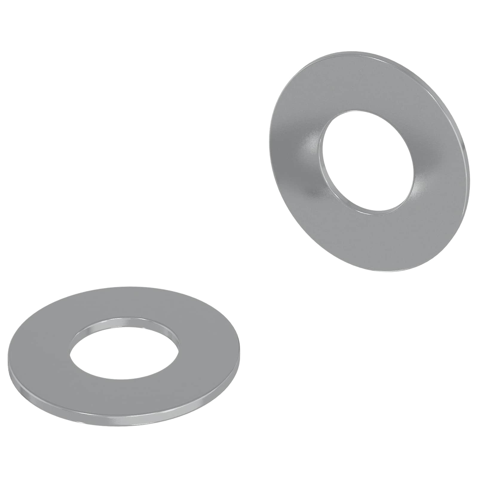 vidaXL Podkładki 2 pcs Srebrny 16 x 16 x 1,5 cm Żelazo