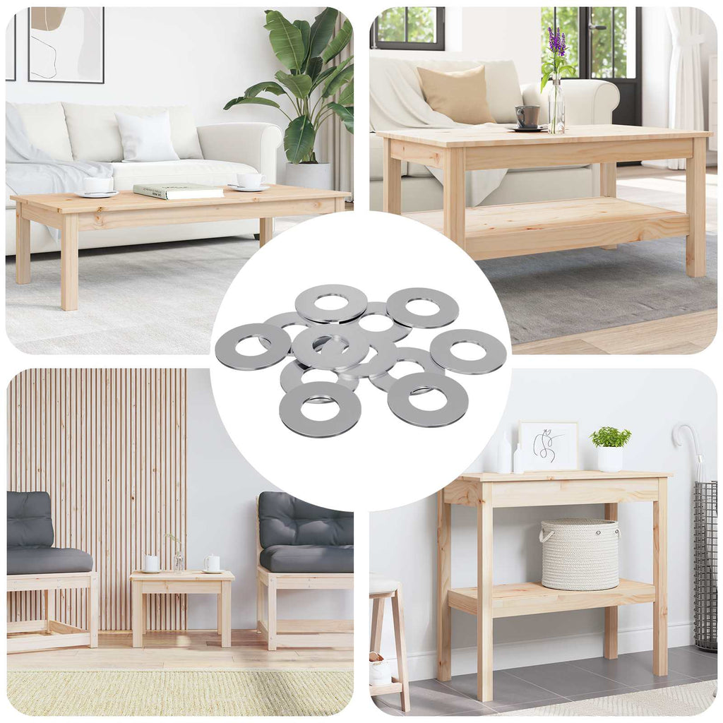 vidaXL Podkładki 11842 pcs Srebrny Żelazo
