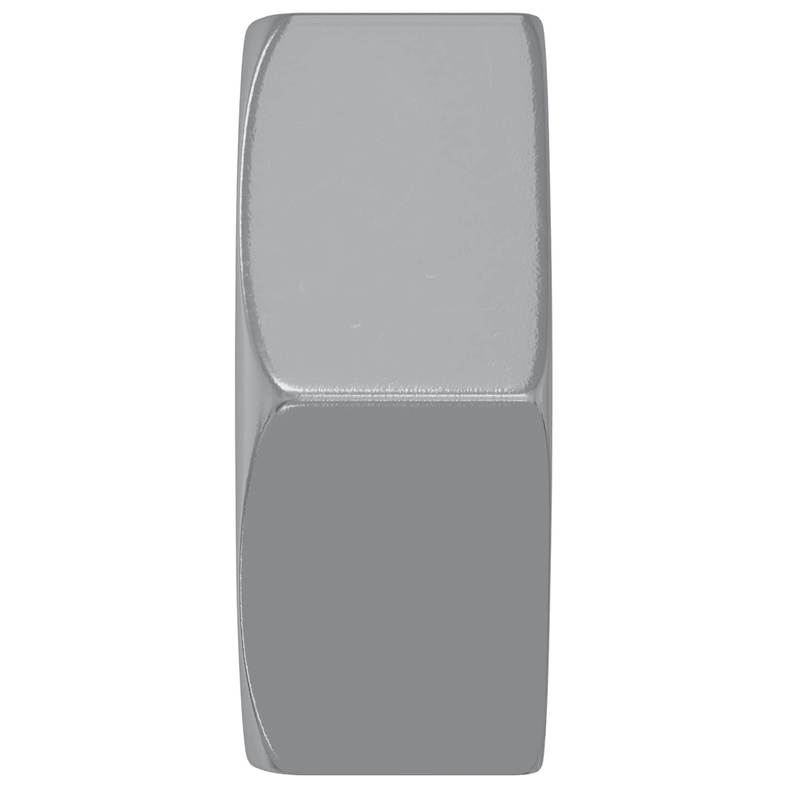 vidaXL Nakrętka sześcienna 2 pcs Srebrny M6 Metal