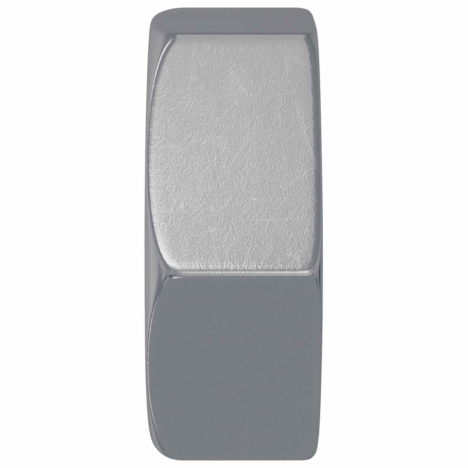 vidaXL Nakrętka sześcienna 2 pcs Srebrny M6 Metal