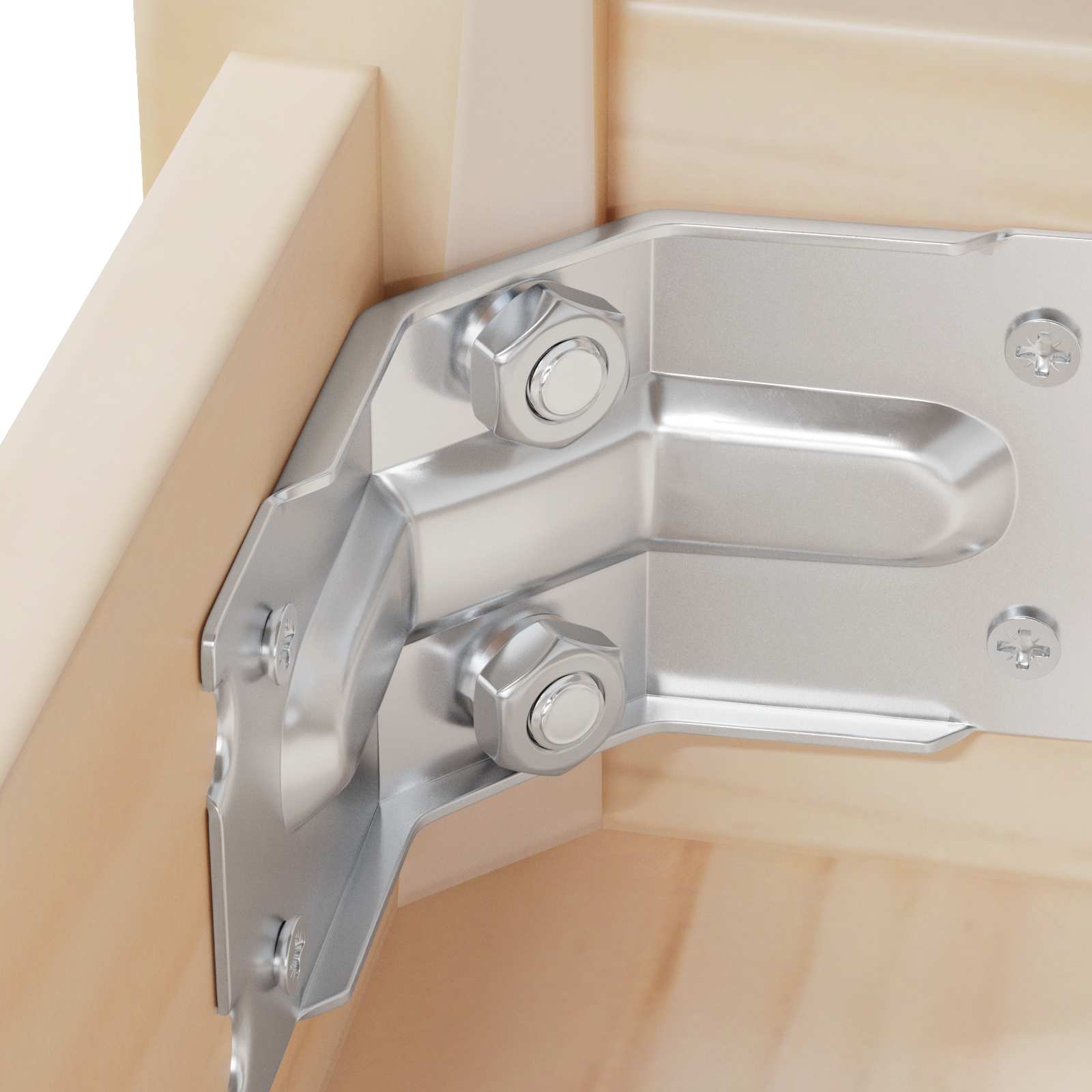vidaXL Nakrętka sześcienna 2 pcs Srebrny m8 Metal