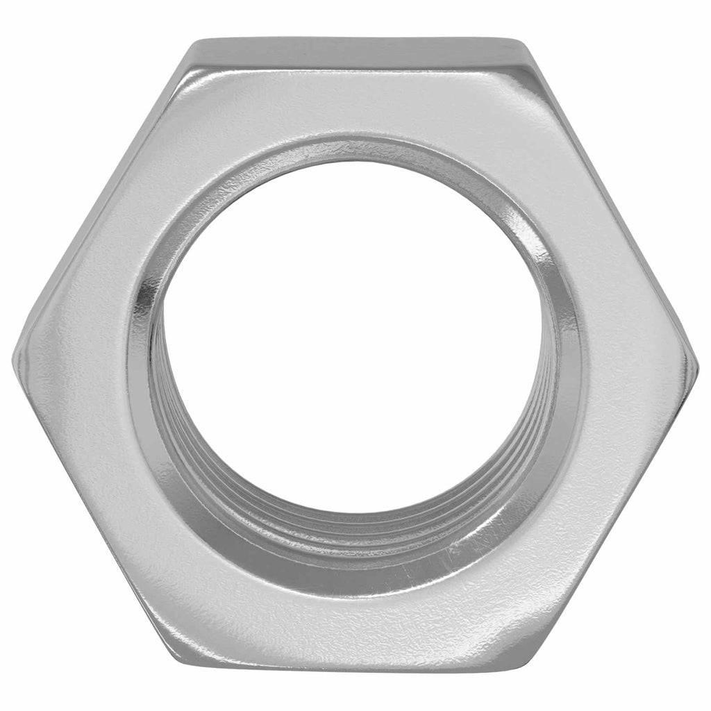 vidaXL Nakrętka sześcienna 2 pcs Srebrny M6 Metal