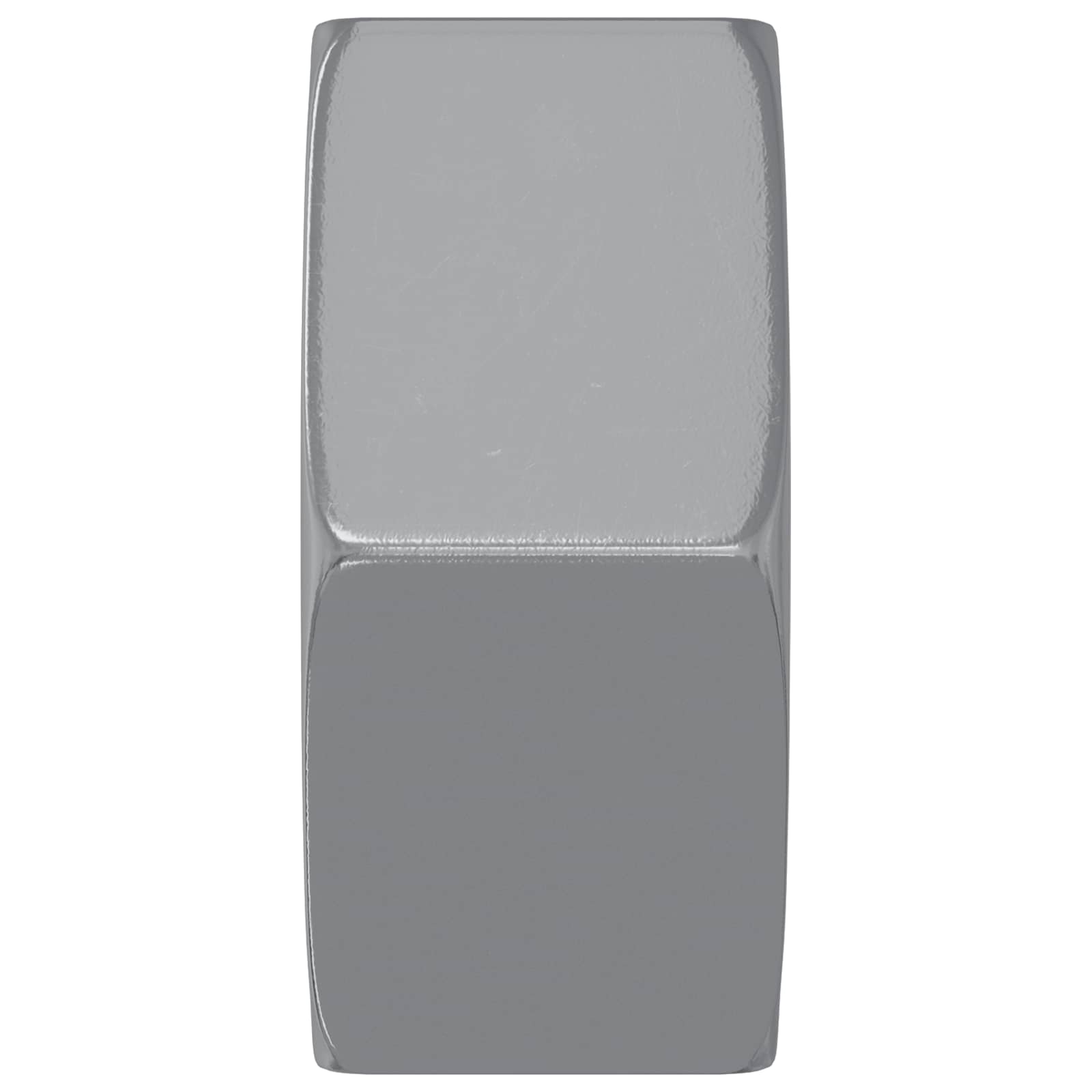 vidaXL Nakrętka sześcienna 2 pcs Srebrny M6 Metal