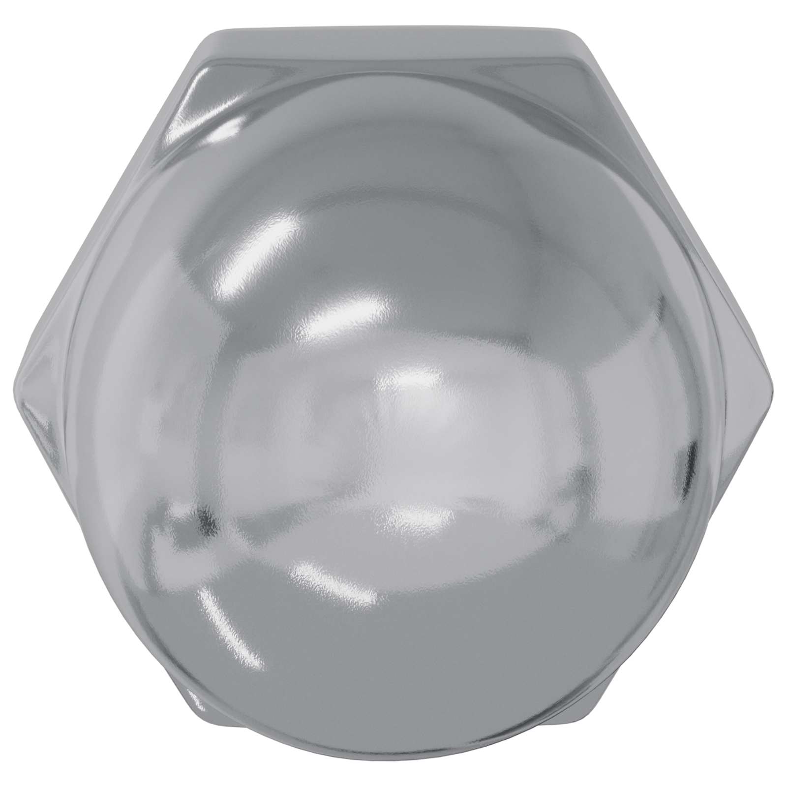 vidaXL Hex Orzechy żołędziowe 12 pcs Srebrny m8 Metal