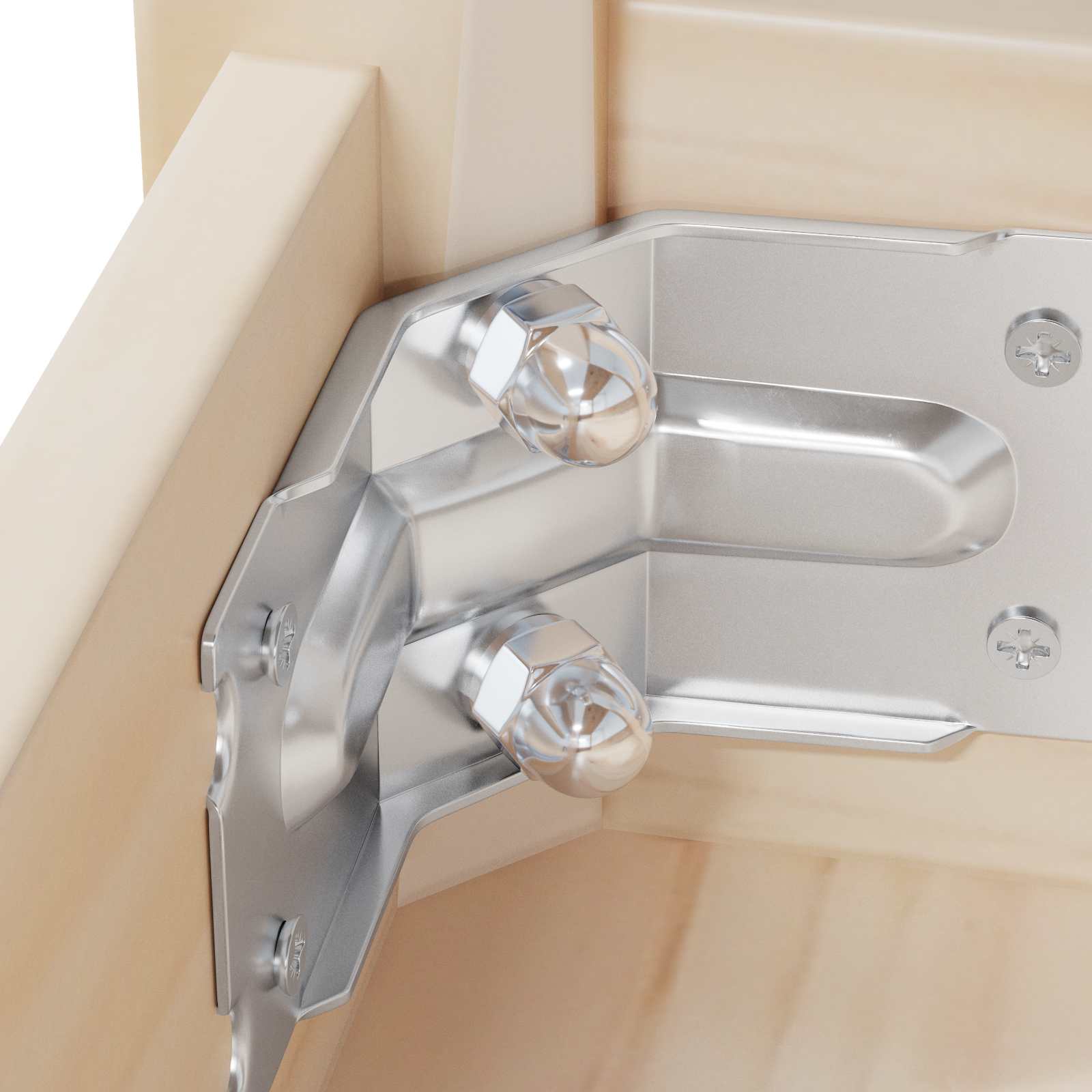 vidaXL Hex Orzechy żołędziowe 3913 pcs Srebrny Metal