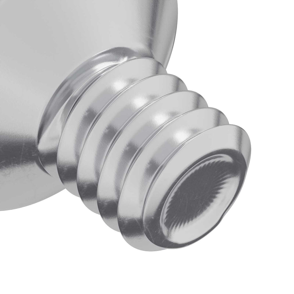 vidaXL Śruby z wpuszczonym łbem 2 pcs Srebrny M4 x 6 mm Stal
