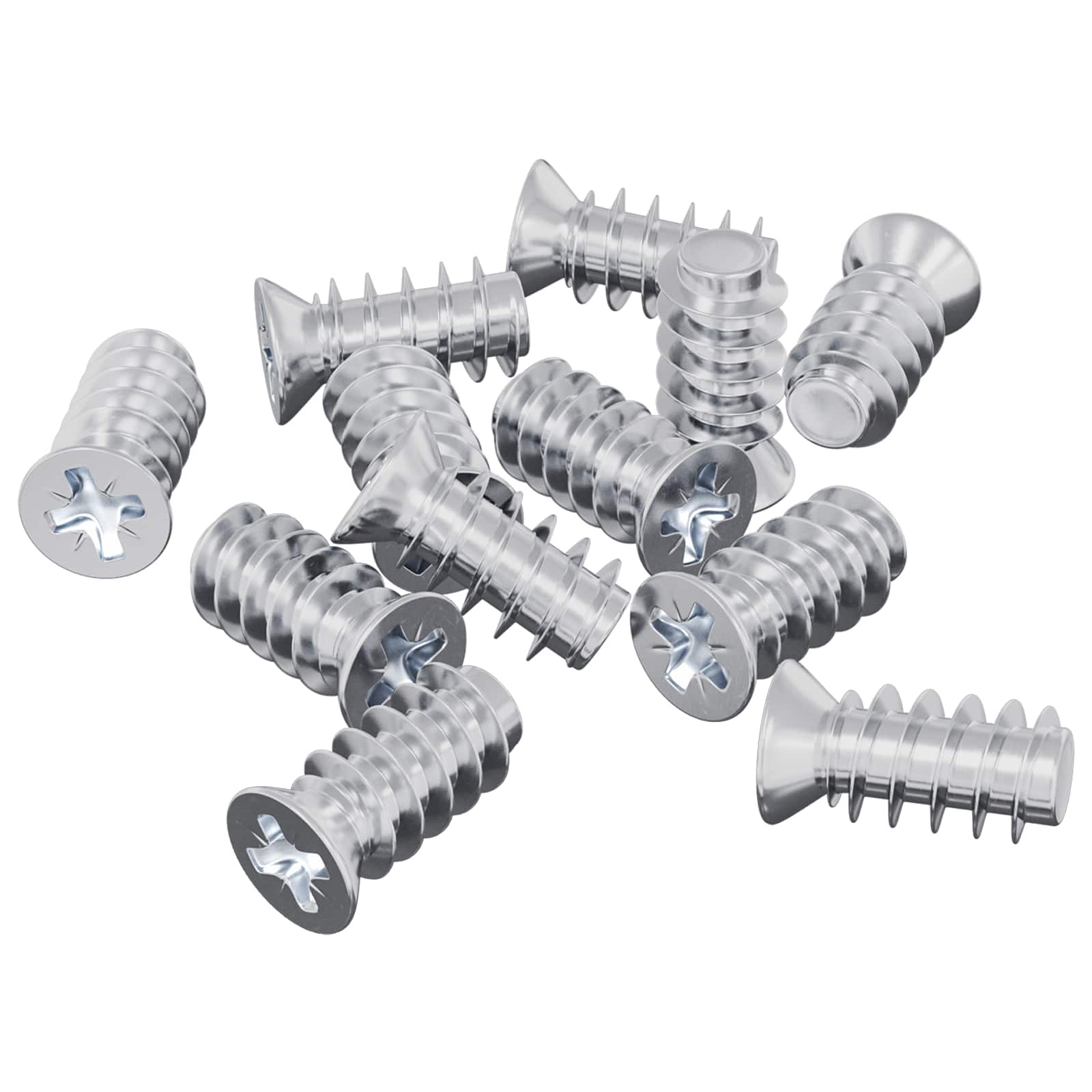 vidaXL Śruba 10909 pcs Srebrny M6 x 12 mm Żelazo