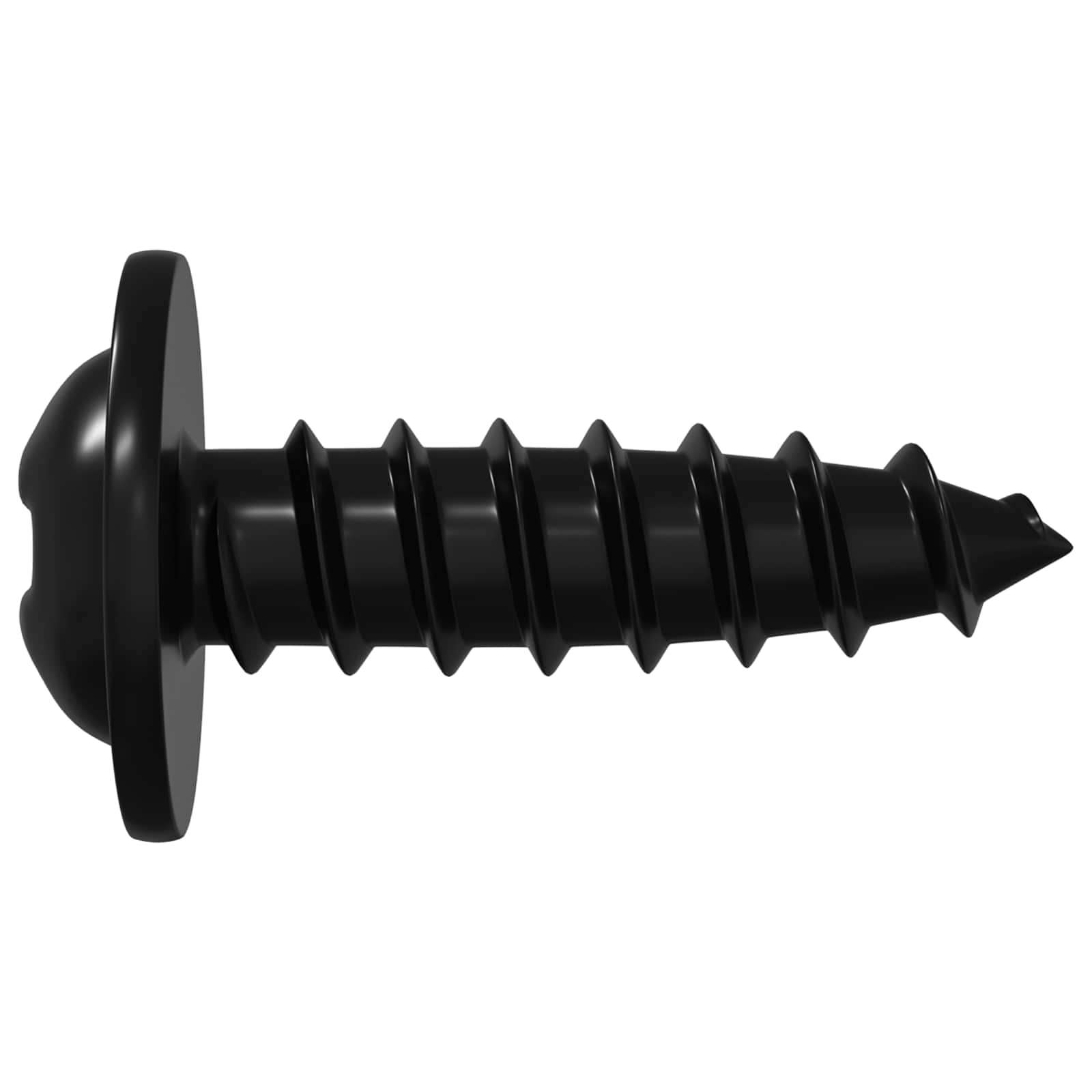 vidaXL Wsuwany gwóźdź 2 pcs Czarny 3,5 x 12 mm Żelazo