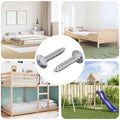 vidaXL Wsuwany gwóźdź 2 pcs Powlekana cynkiem 4 x 20 mm Stal