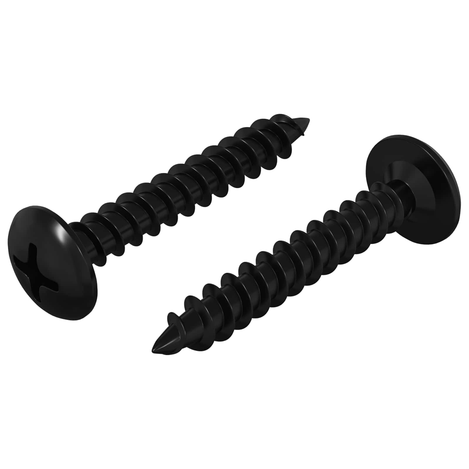 vidaXL Wsuwany gwóźdź 2 pcs Czarny 4 x 25 mm Stal