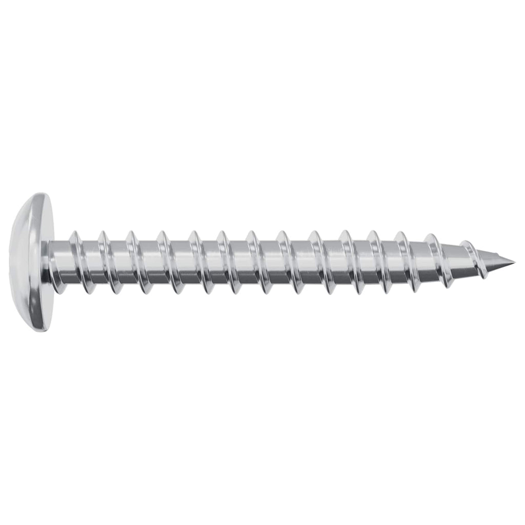 vidaXL Wkręt Drewniany 8182 pcs Srebrny M4 x 28 mm Żelazo