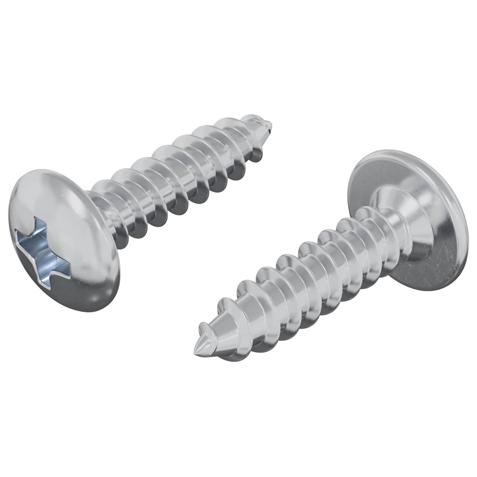 vidaXL Śruba 2 pcs Srebrny M4 x 16 mm Stal