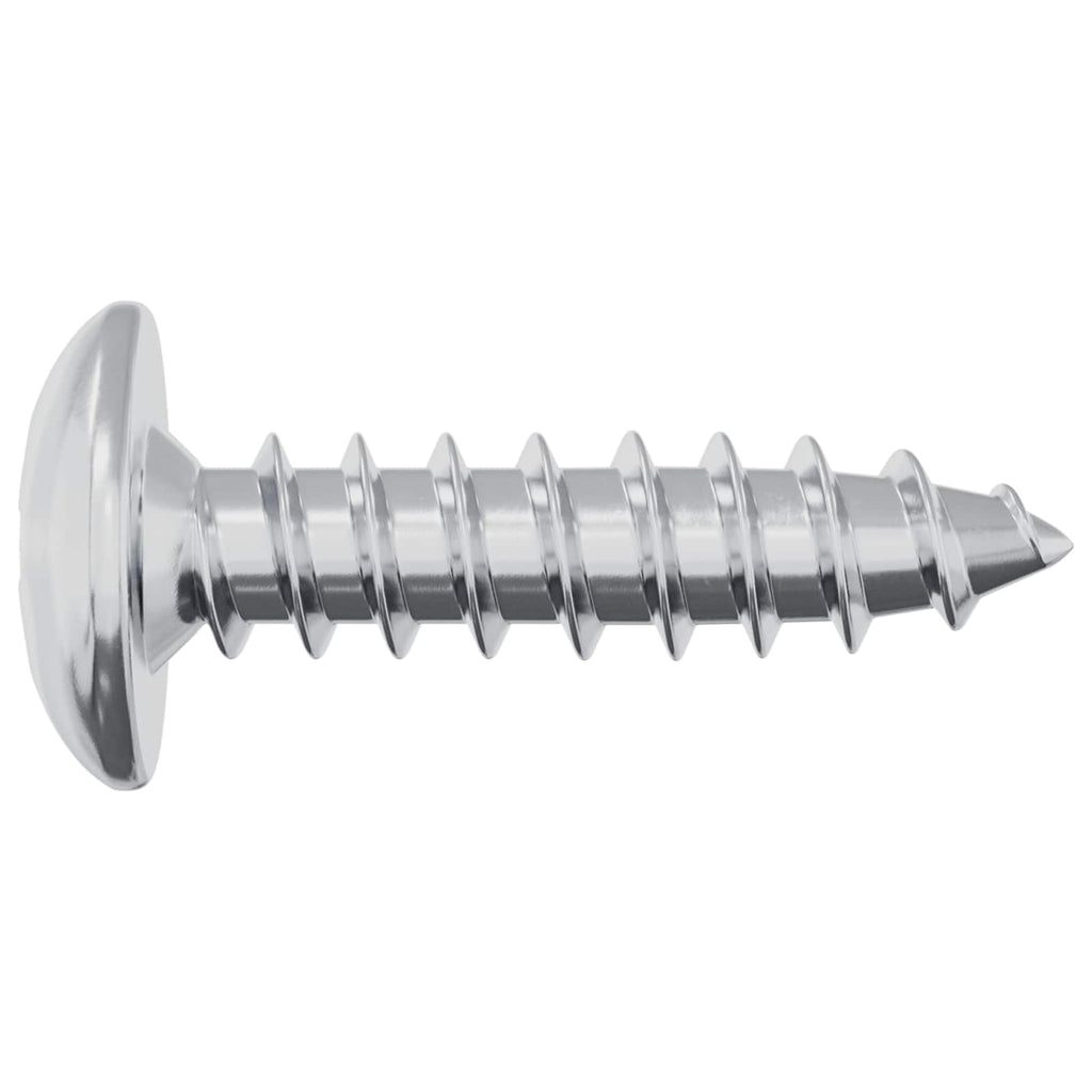 vidaXL Śruba 13636 pcs Srebrny M4 x 16 mm Stal