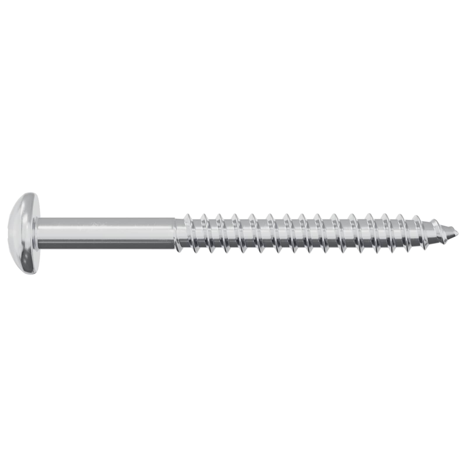 vidaXL Wkręt Drewniany 12 pcs Srebrny 9,8 x 53 mm Stal