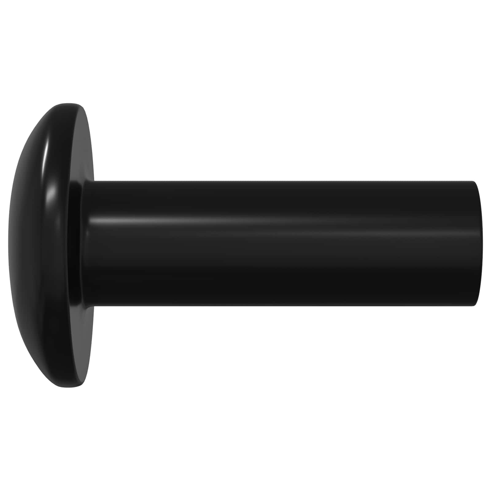 vidaXL Nakrętki Osłonowe 12 pcs Czarny M4 x 14,5 mm Metal