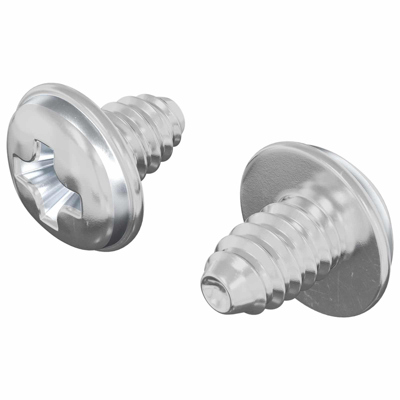 vidaXL Śruby blokujące 2 pcs Srebrny M4 x 5 mm Żelazo