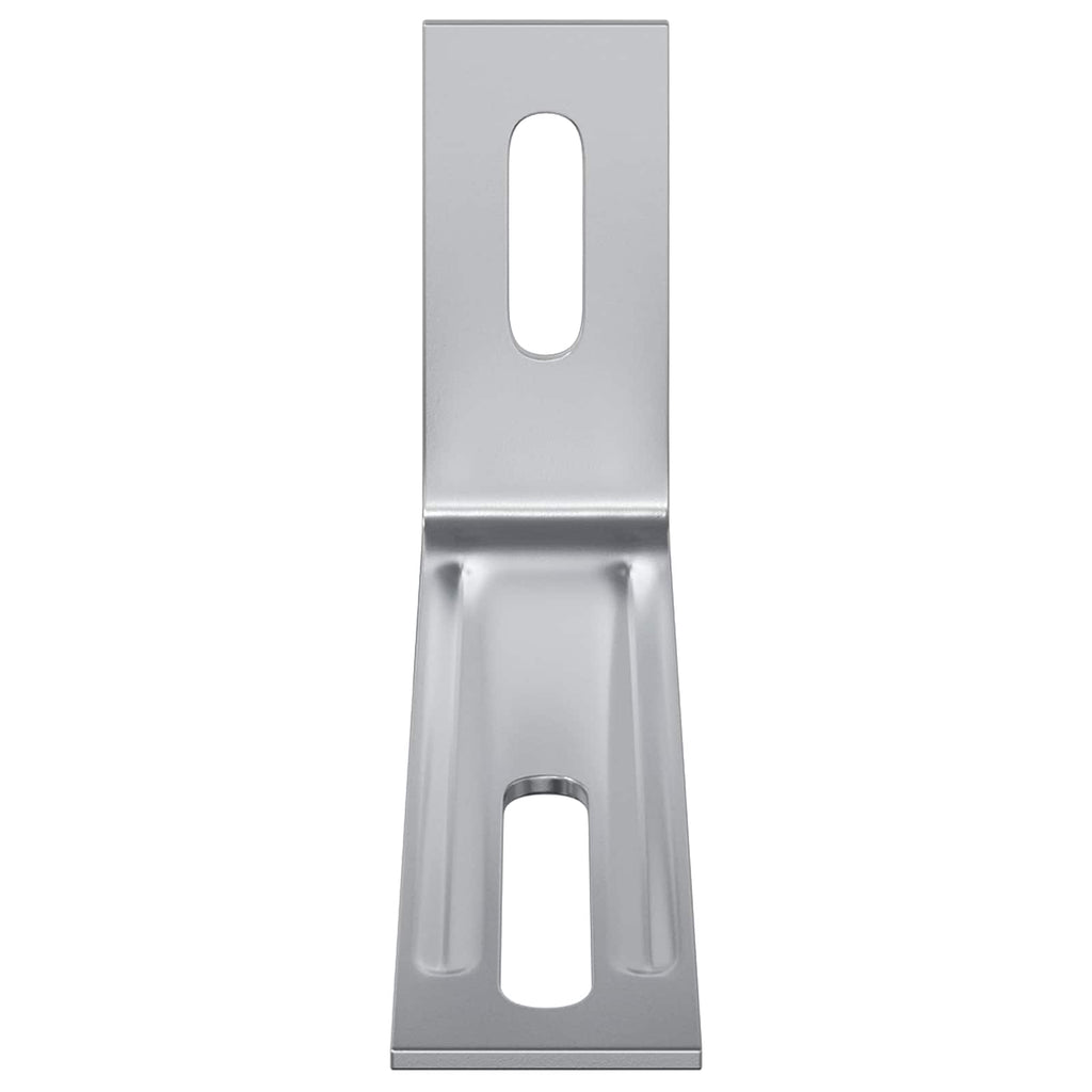 vidaXL Uchwyt antyprzewrócenia 2 pcs Srebrny 74,5 x 15 x 32 mm Żelazo