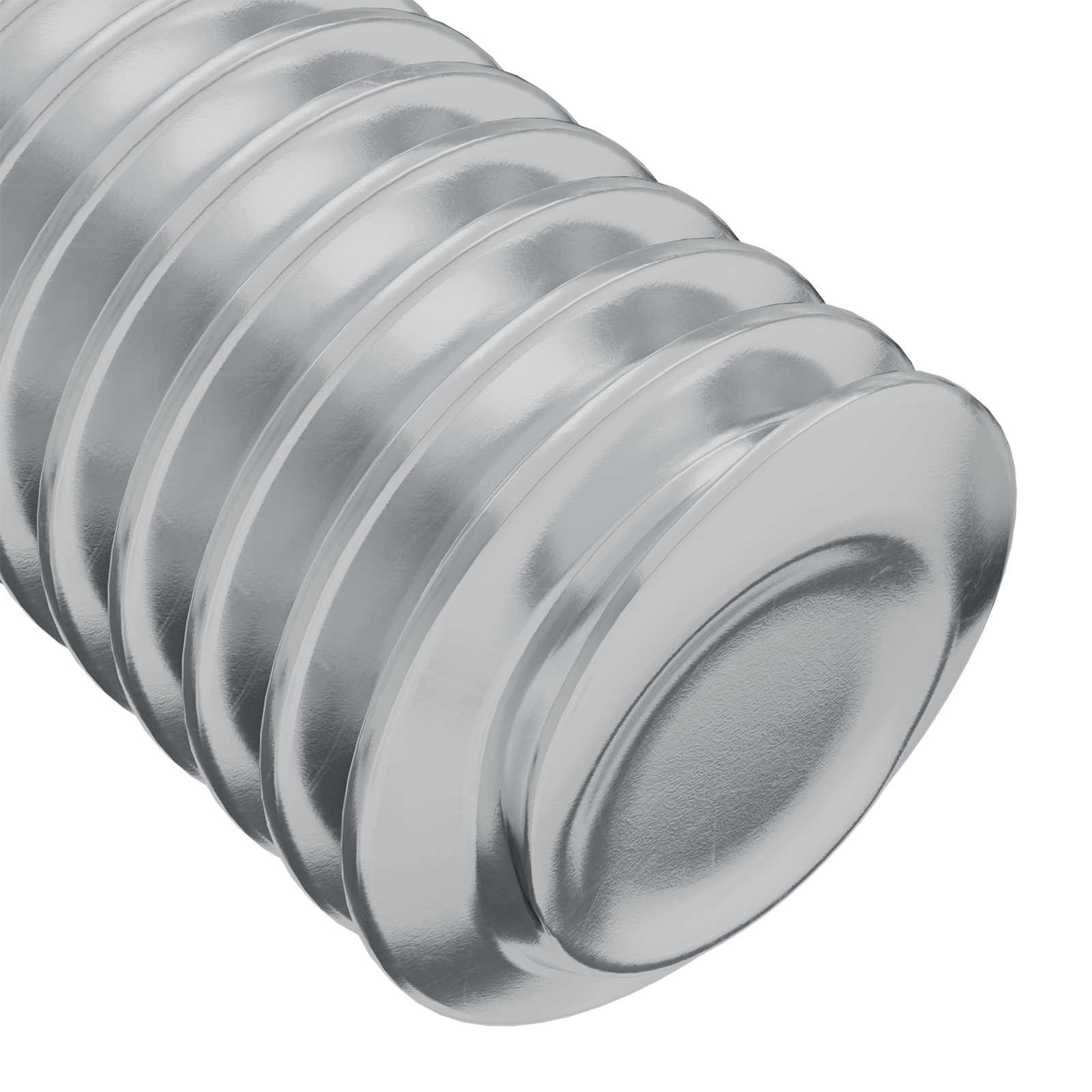 vidaXL Śruba Zablokowująca Gładki 2 pcs Srebrny M6 x 12 mm Stal