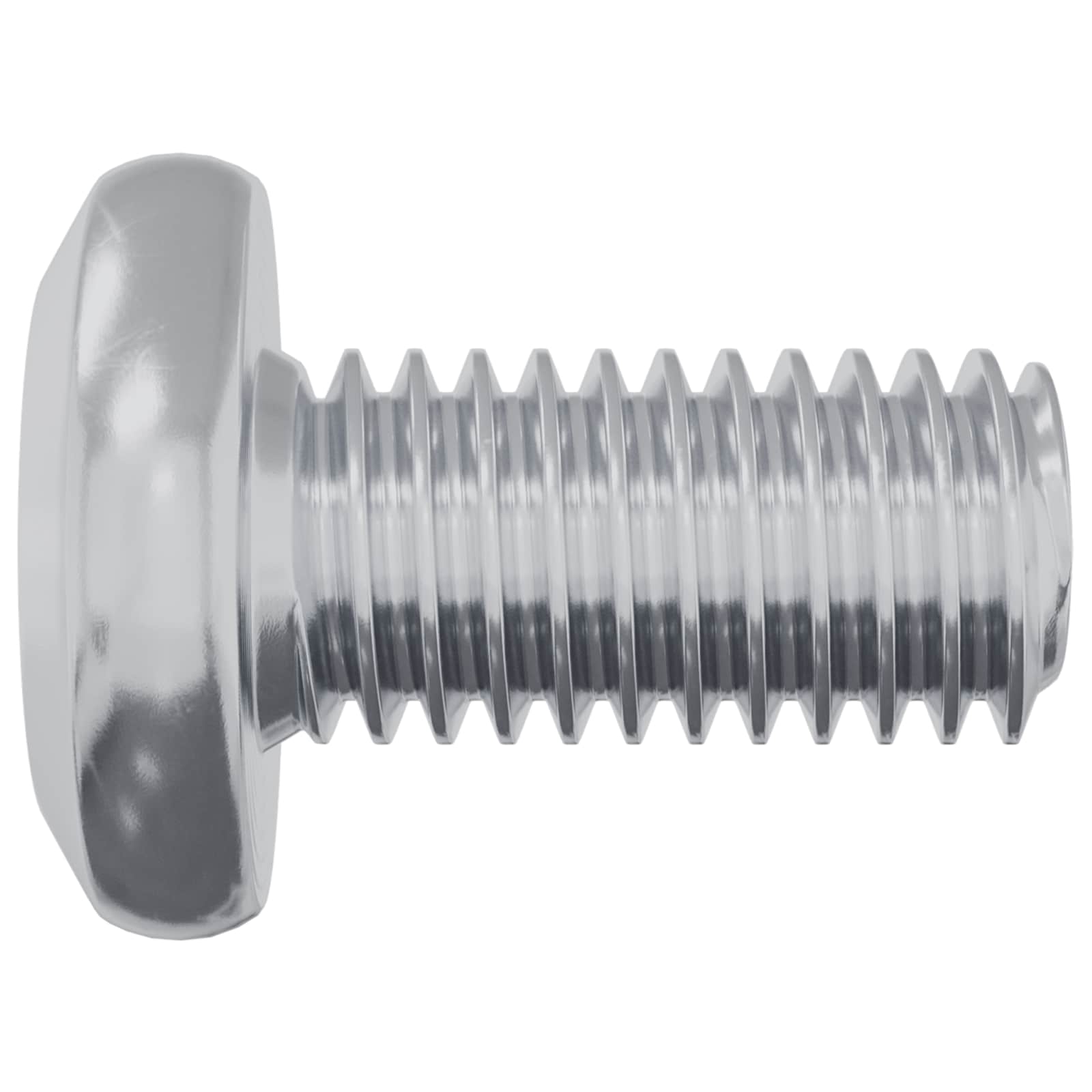 vidaXL Śruba Zablokowująca Gładki 12 pcs Srebrny M6 x 12 mm Stal