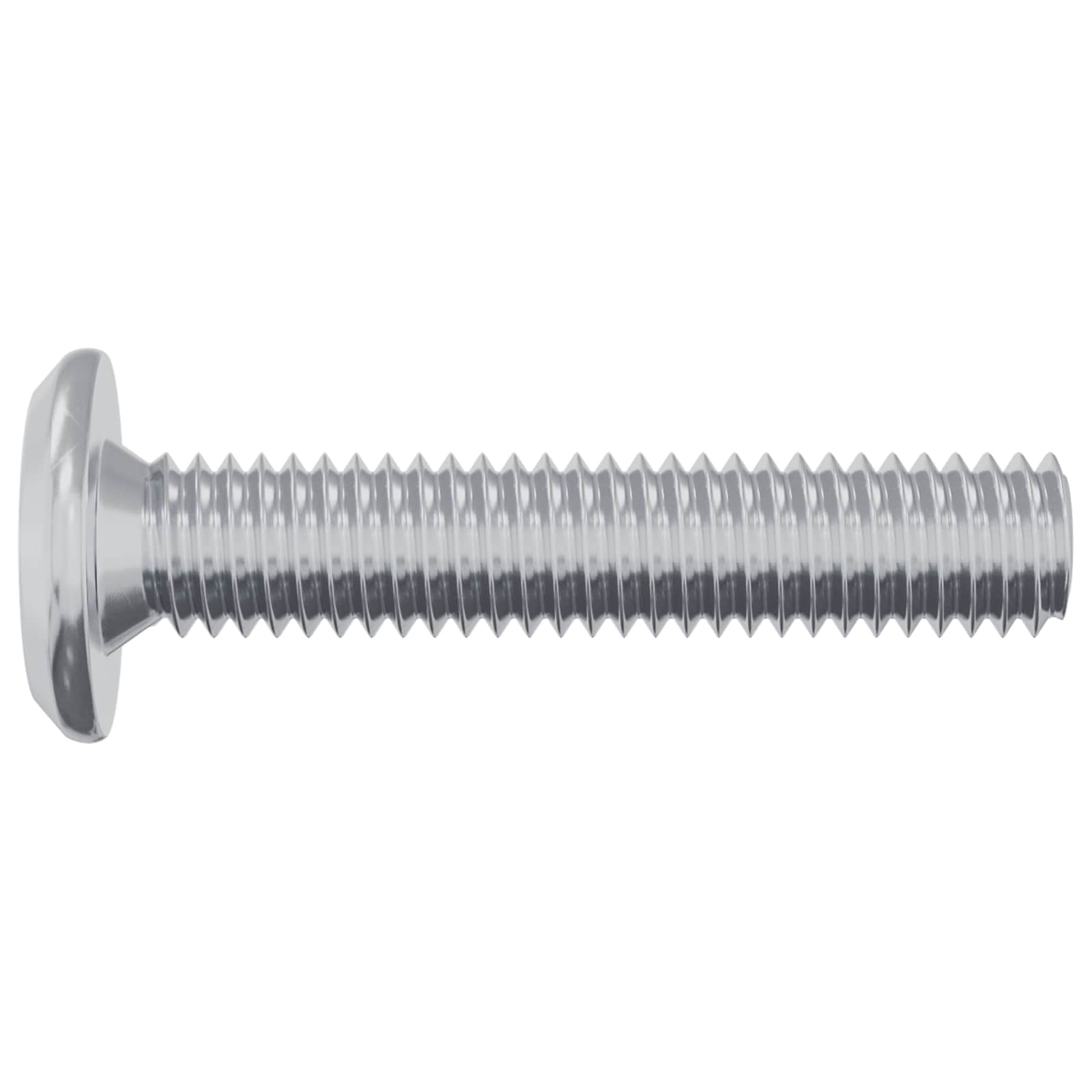 vidaXL Śruba Zablokowująca Gładki 12 pcs Srebrny M6 x 30 mm Stal