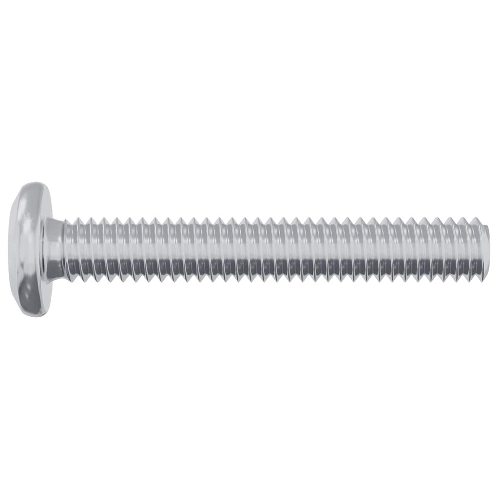 vidaXL Śruba Zablokowująca Gładki 2 pcs Srebrny M6 x 35 mm Stal