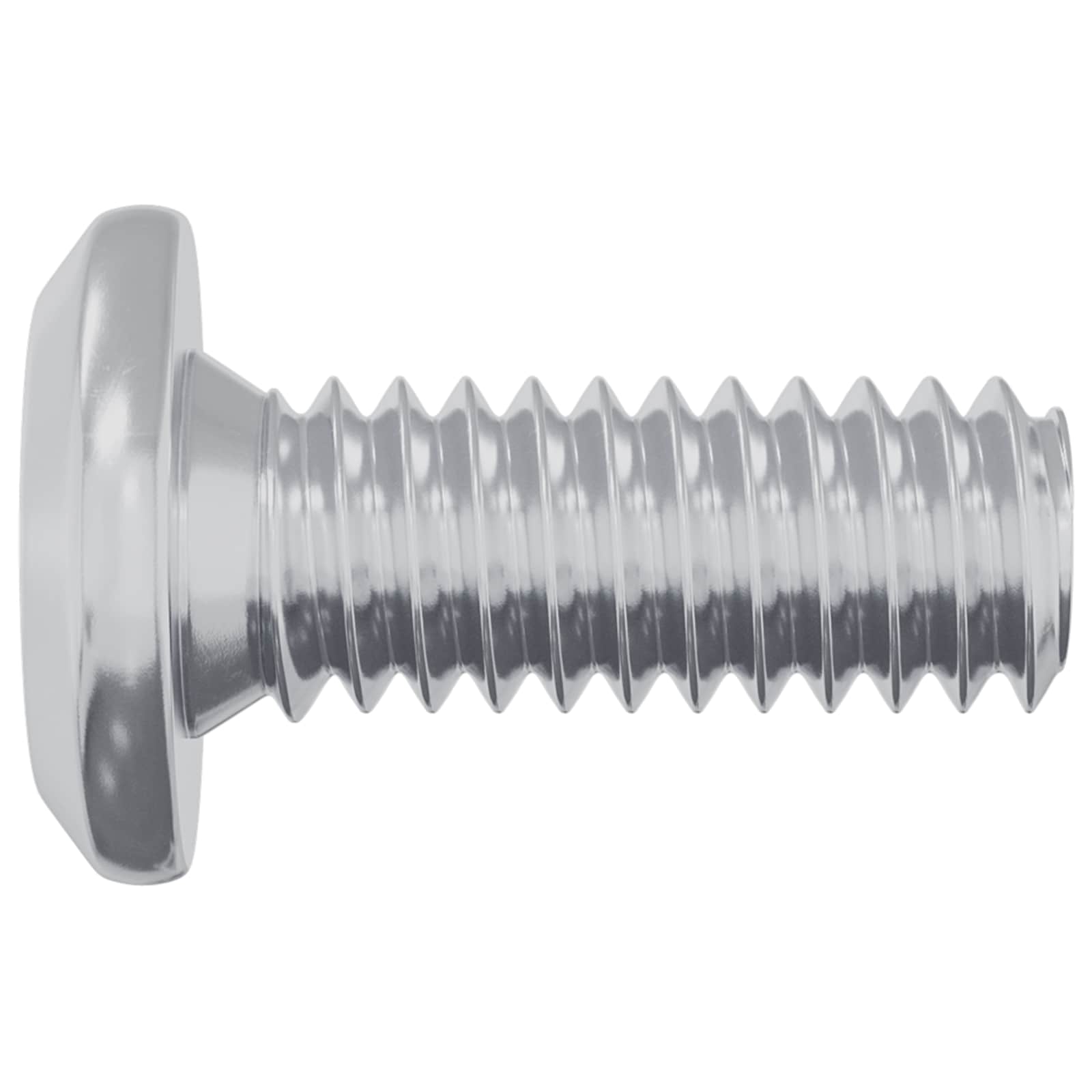 vidaXL Śruba z blokadą głowicy 12 pcs Srebrny M6 x 15 mm Stal