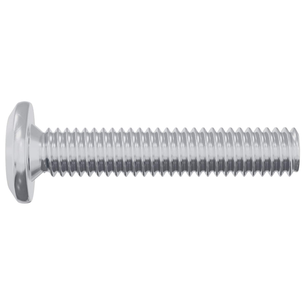 vidaXL Śruba z blokadą głowicy 12 pcs Srebrny M6 x 30 mm Stal