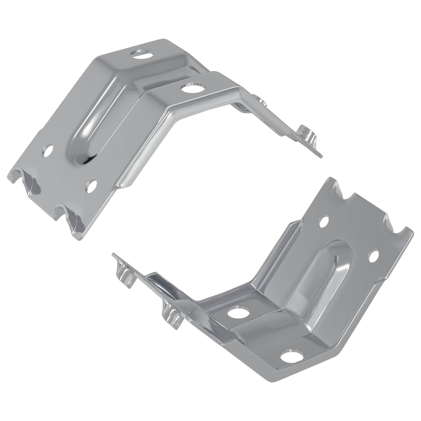 vidaXL Uchwyt 2 pcs Powlekana cynkiem 106 x 55 x 1,5mm Stal