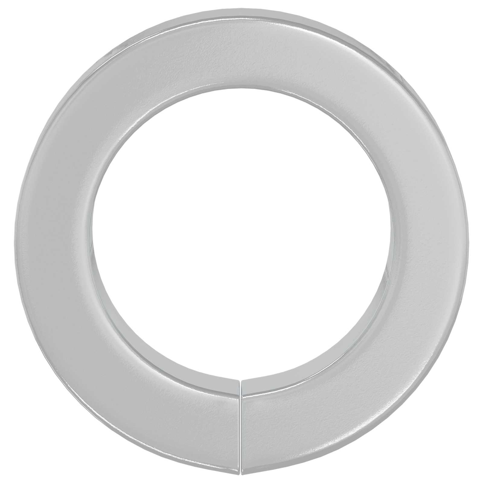 vidaXL Podkładka sprężynowa 2 pcs Biały 13 x 1 mm Żelazo