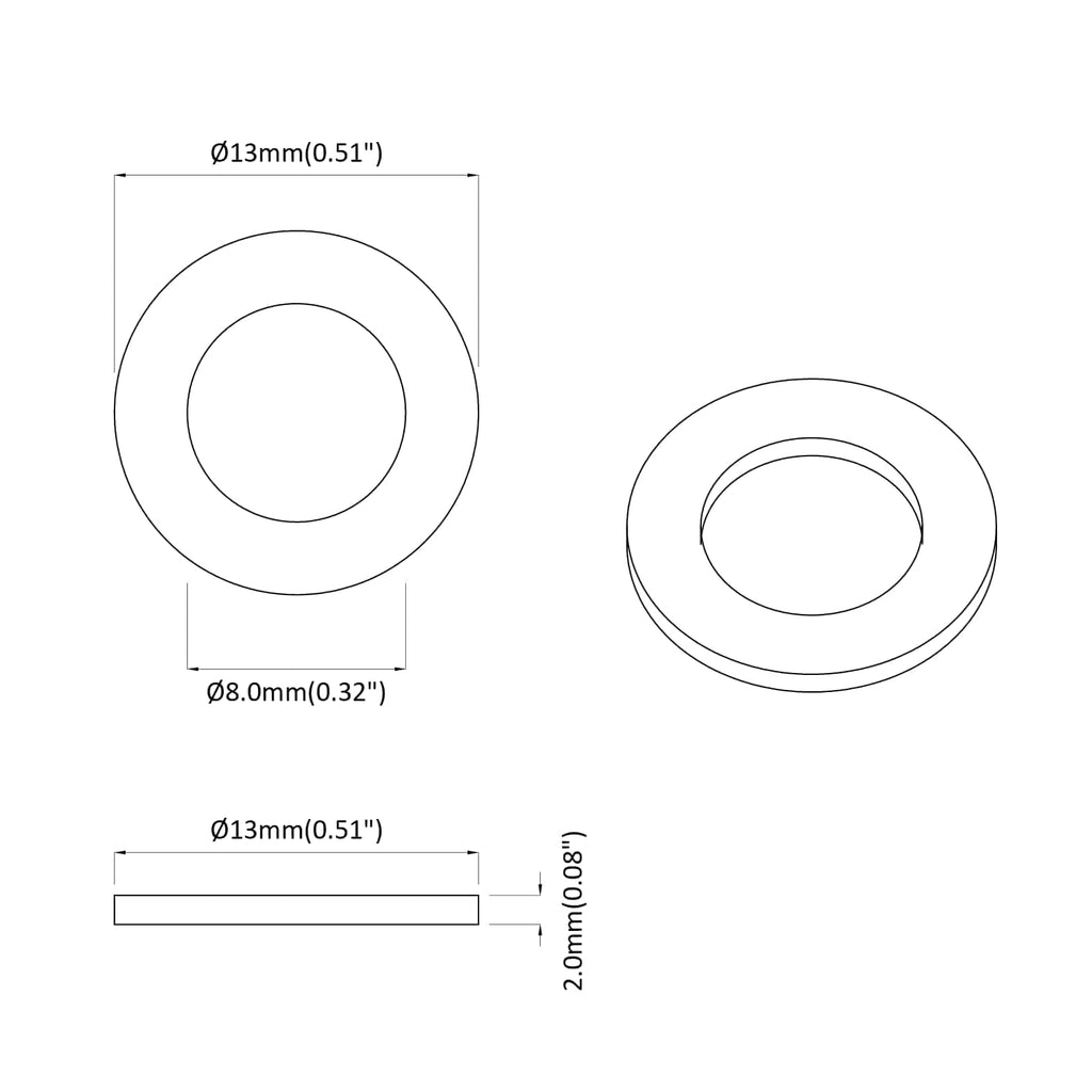 vidaXL Podkładka sprężynowa 15929 pcs Biały Żelazo