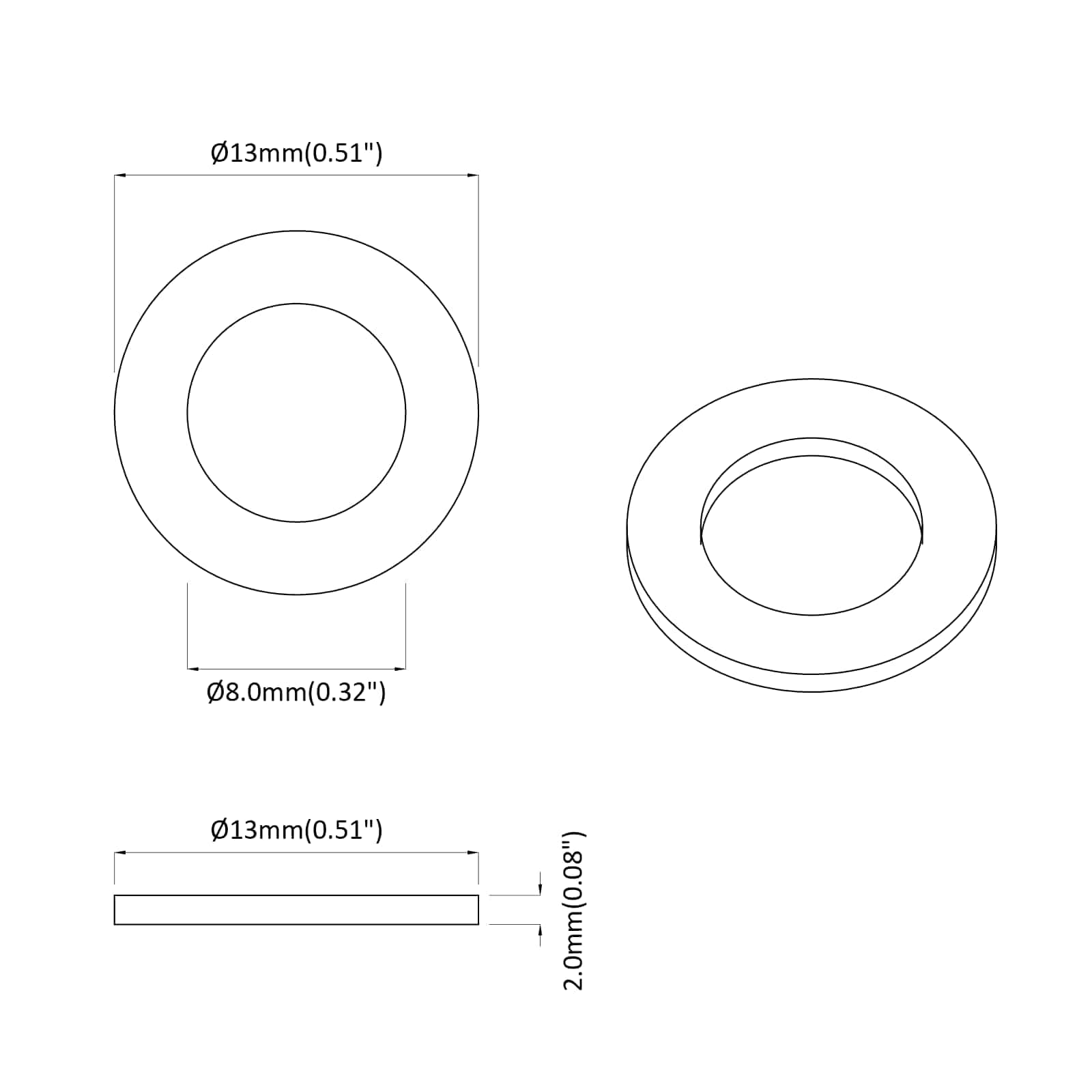 vidaXL Podkładka sprężynowa 15929 pcs Biały Żelazo