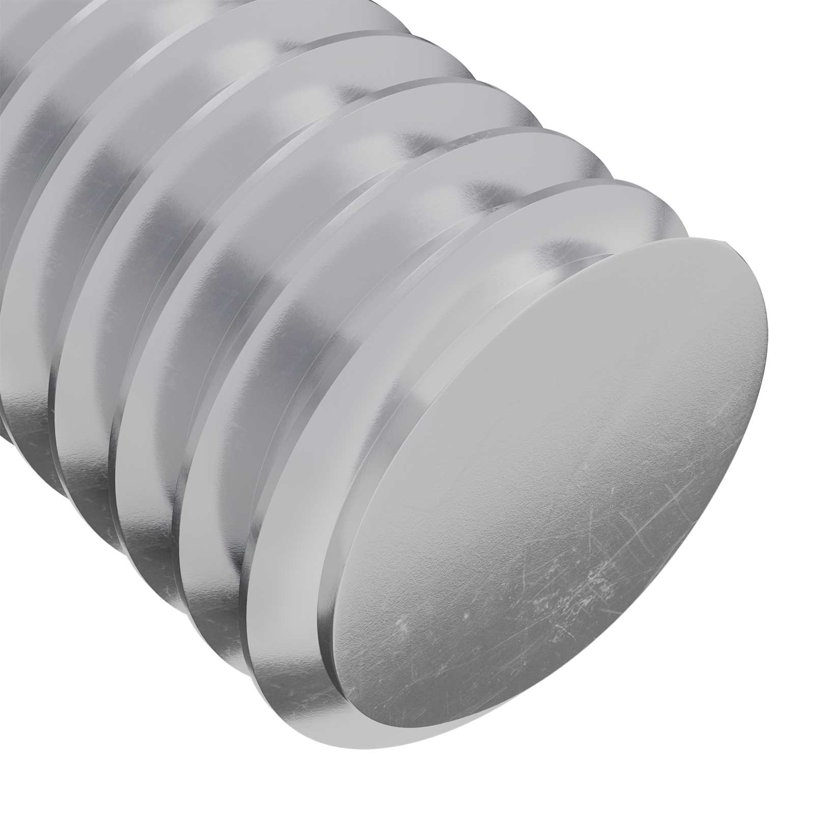 vidaXL Śruba 12 pcs Srebrny 8 x 25 mm Stal