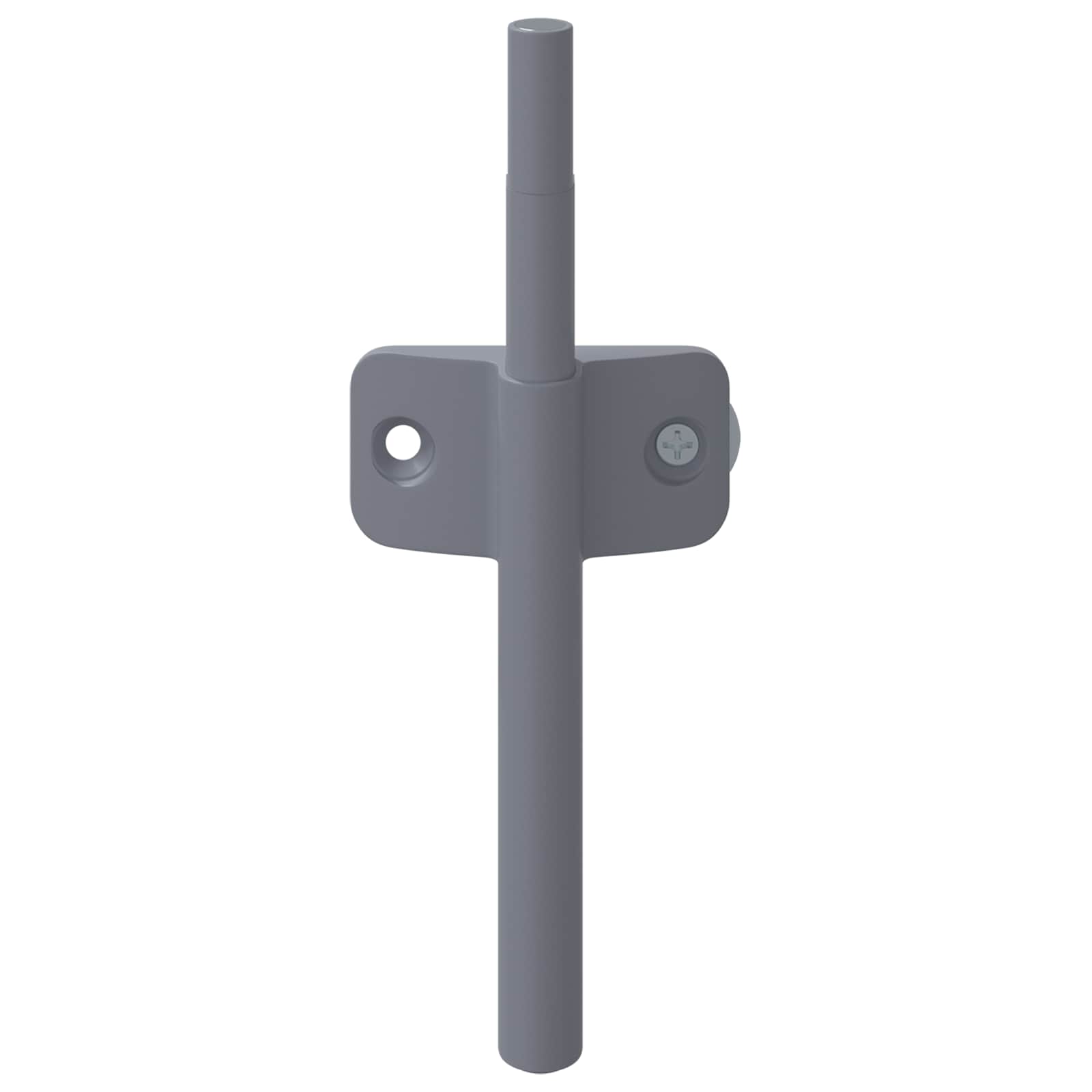 vidaXL Tłumik z miękkim zamknięciem 2 pcs Szary 125 x 47 x 15 mm PP