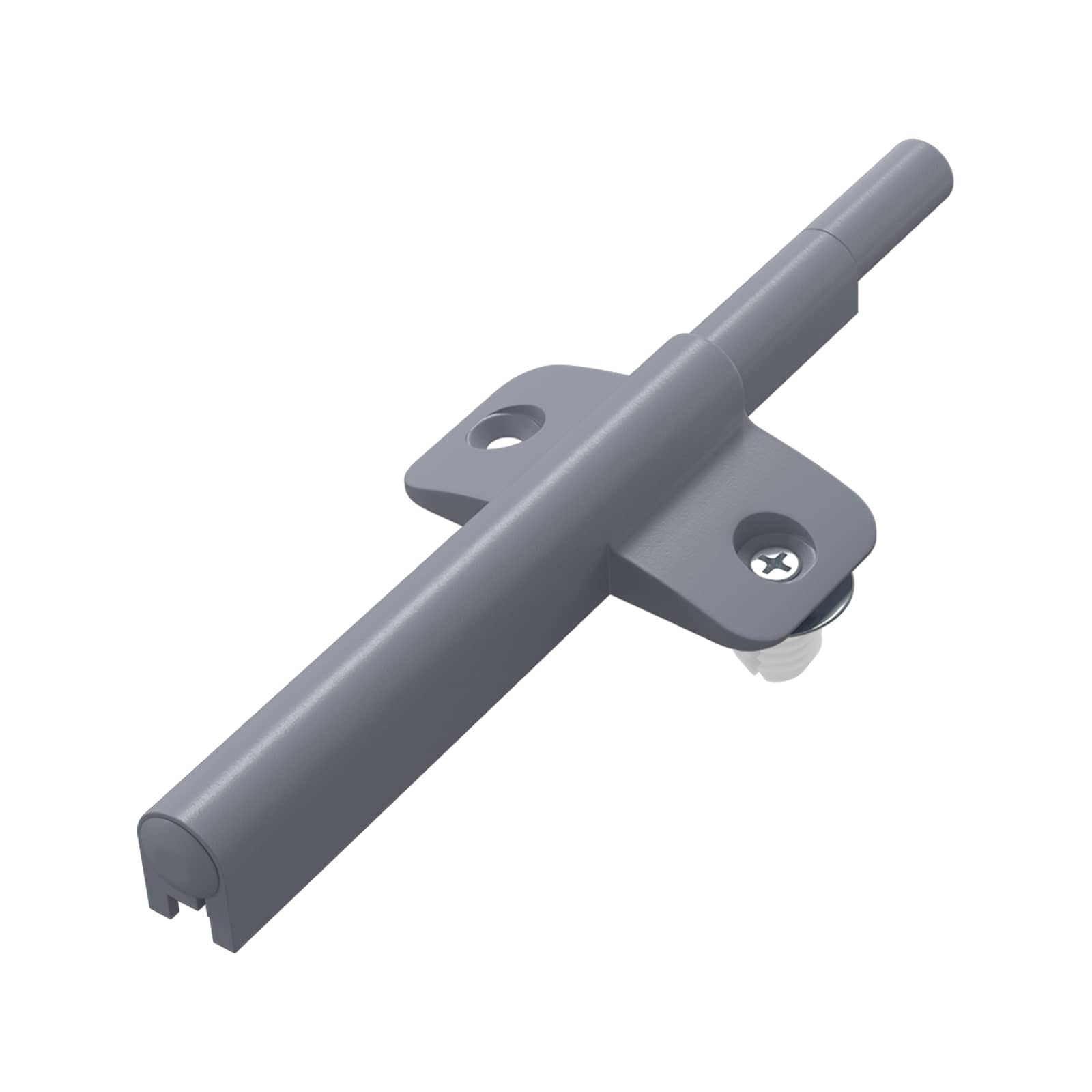 vidaXL Tłumik z miękkim zamknięciem 12 pcs Szary 125 x 47 x 15 mm PP