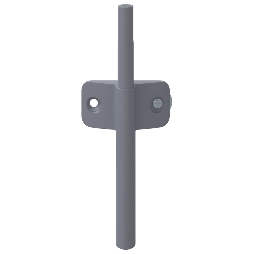 vidaXL Tłumik z miękkim zamknięciem 12 pcs Szary 125 x 47 x 15 mm PP