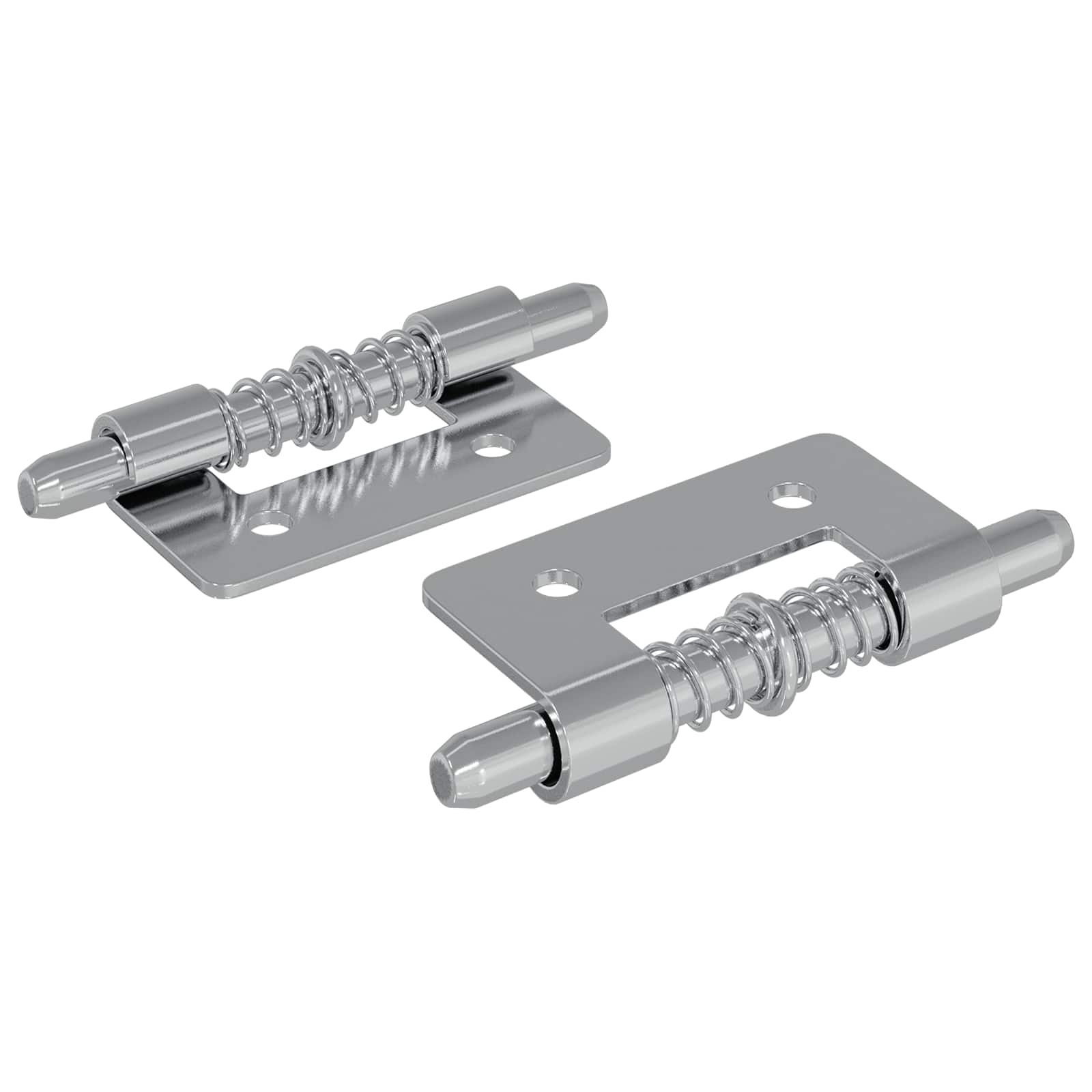 vidaXL Zamek 2 pcs Srebrny 46 x 17 x 1,2 mm Stal