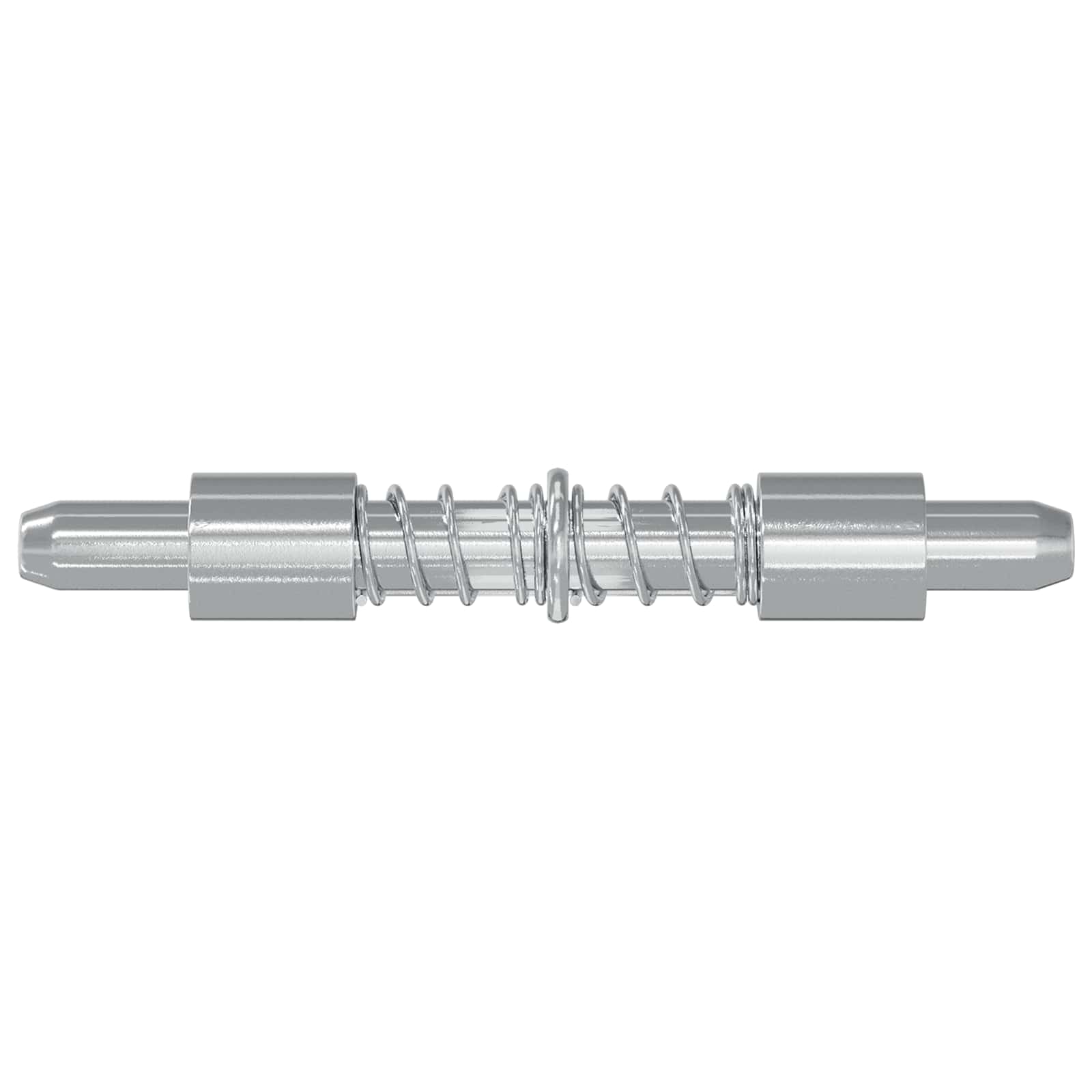 vidaXL Zamek 2 pcs Srebrny 46 x 17 x 1,2 mm Stal