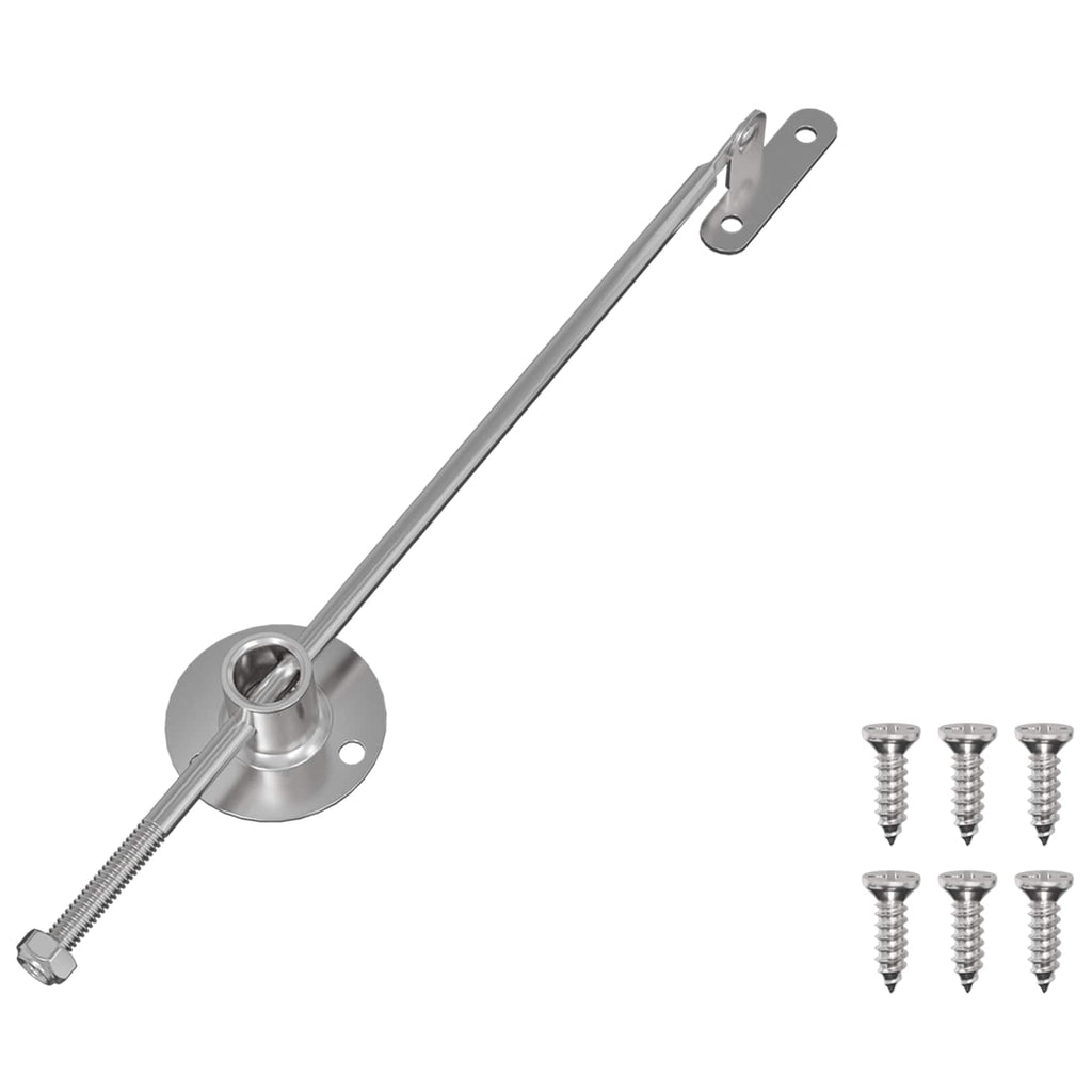 vidaXL Zawias z uchwytem 439 szt. Srebrny Metal