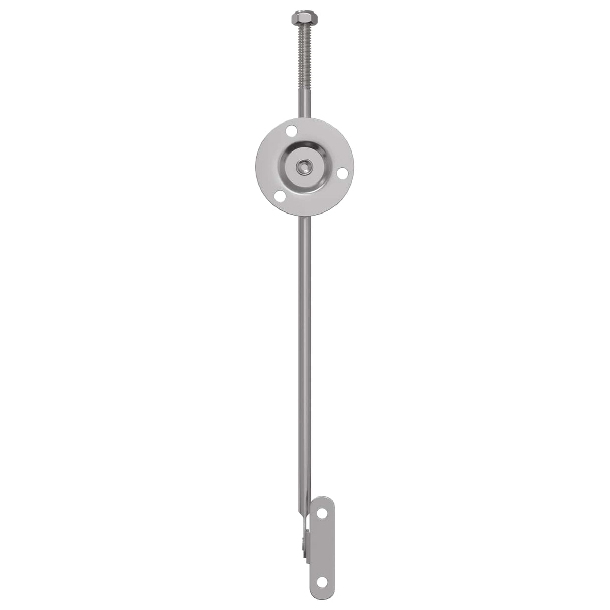 vidaXL Zawias z uchwytem 439 szt. Srebrny Metal