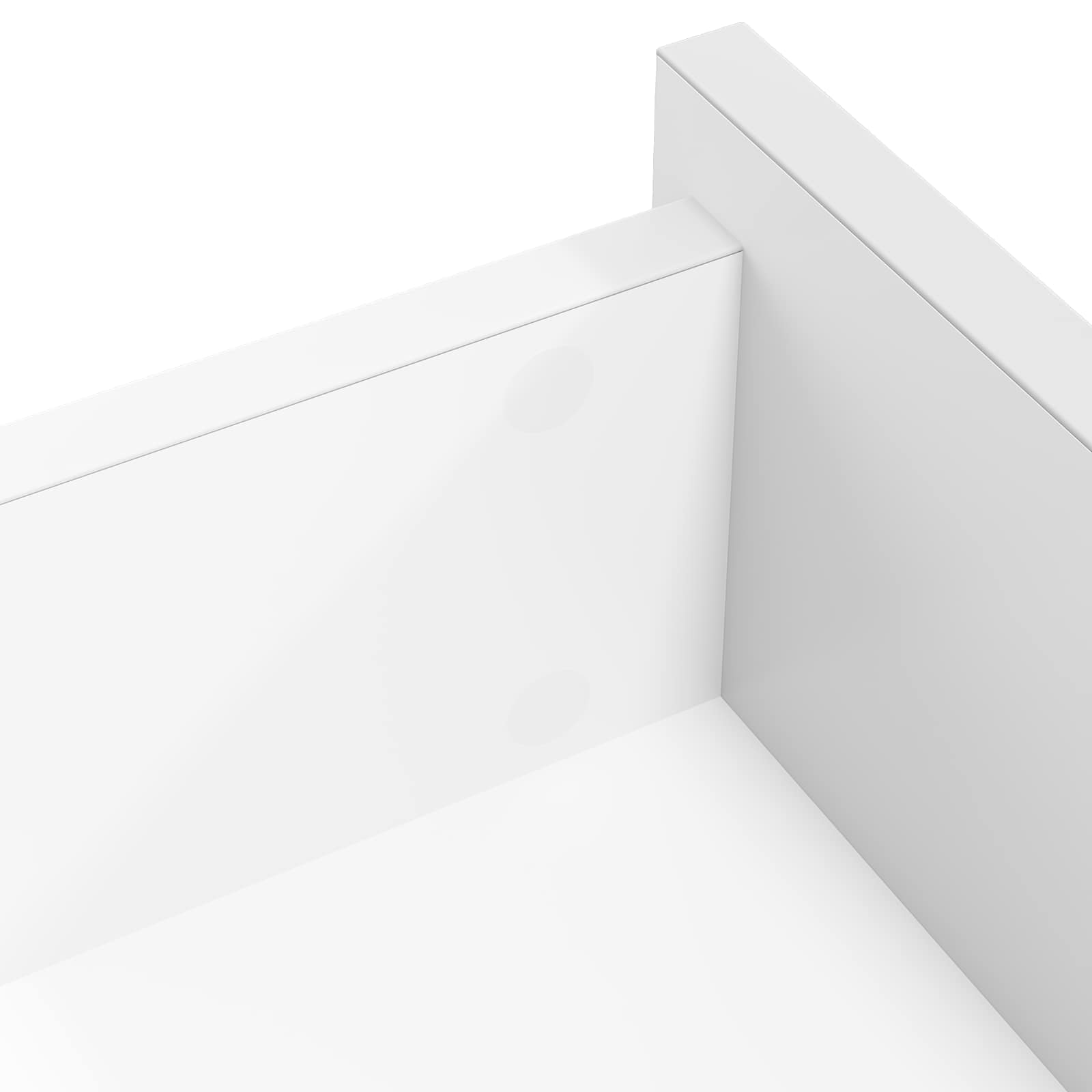 vidaXL Naklejka 2 pcs Biały Ø 20 x 0,5 mm Papier