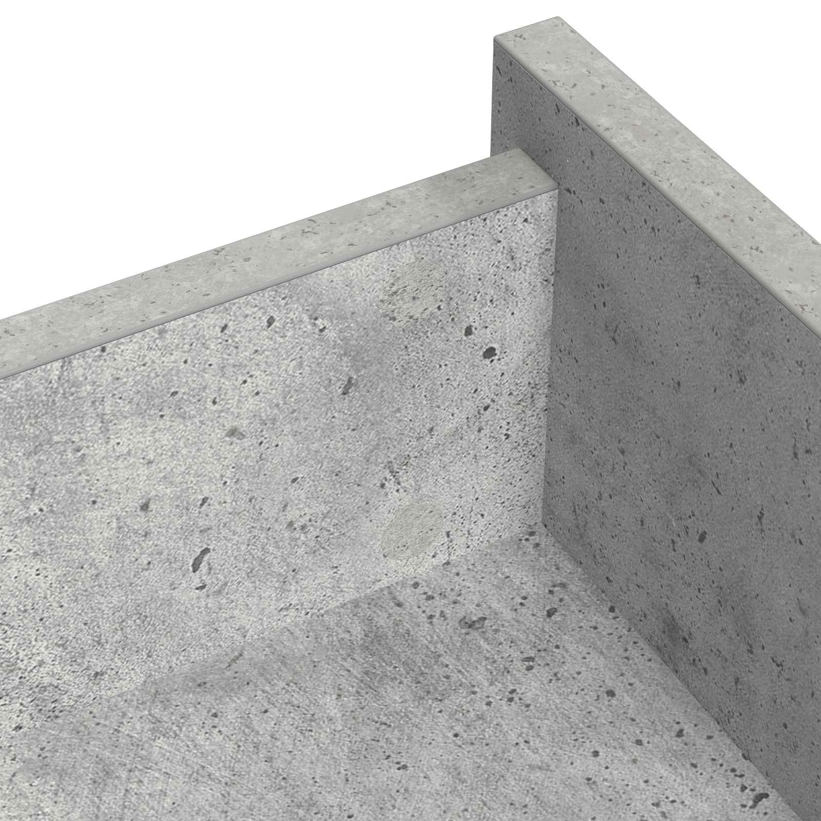 vidaXL Okładka Śrubowa Samoprzylepna 2 pcs Betonowy szary
