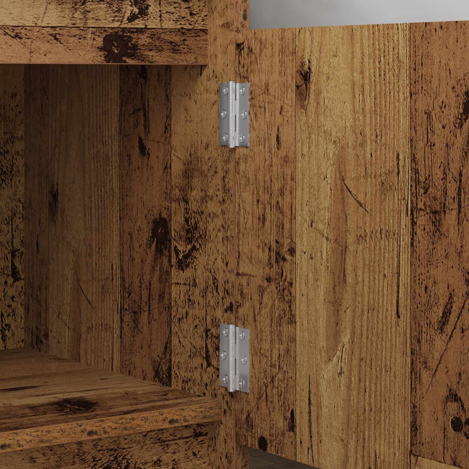 vidaXL Zawias 2 pcs Srebrny 50 x 38 x 1,3 mm Stal
