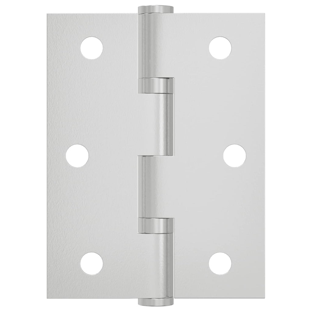 vidaXL Zawias 2 pcs Srebrny 50 x 38 x 1,3 mm Stal