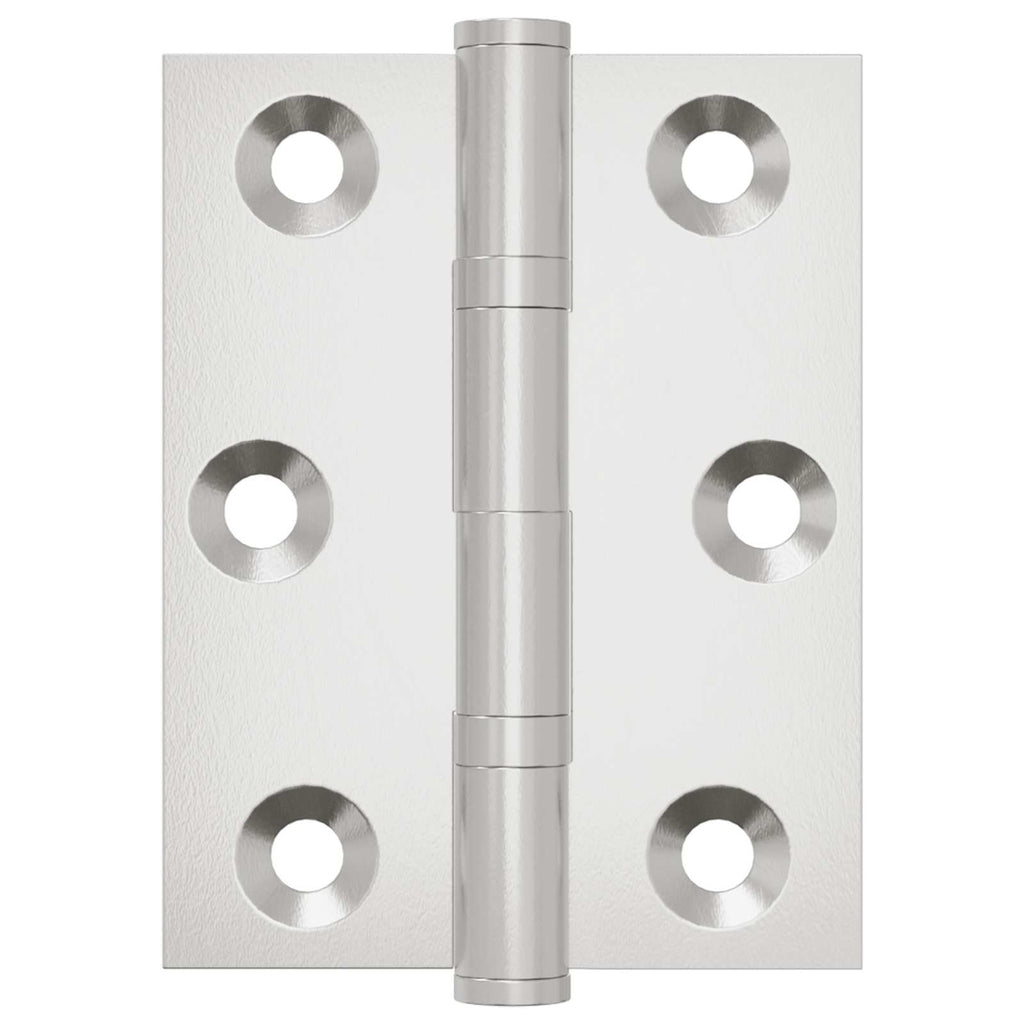 vidaXL Zawias 2 pcs Srebrny 50 x 38 x 1,3 mm Stal