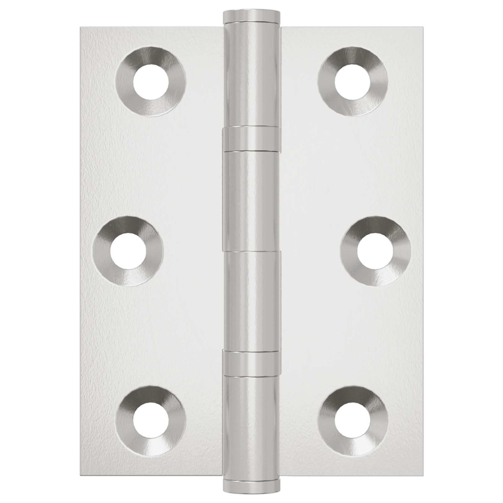 vidaXL Zawias 2 pcs Srebrny 50 x 38 x 1,3 mm Stal