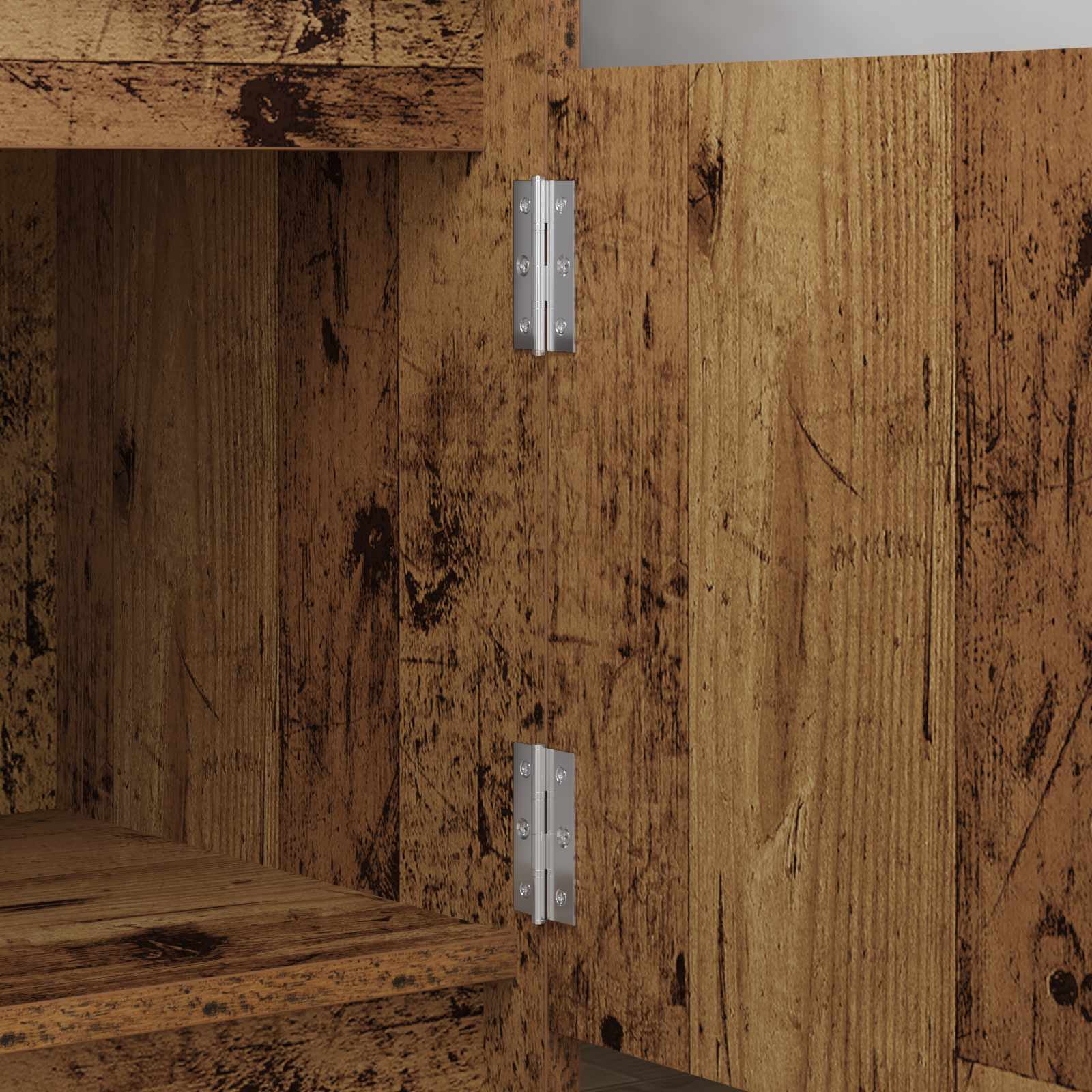 vidaXL Zawias Gładki 2 pcs Srebrny 58 x 35 x 1 mm Stal